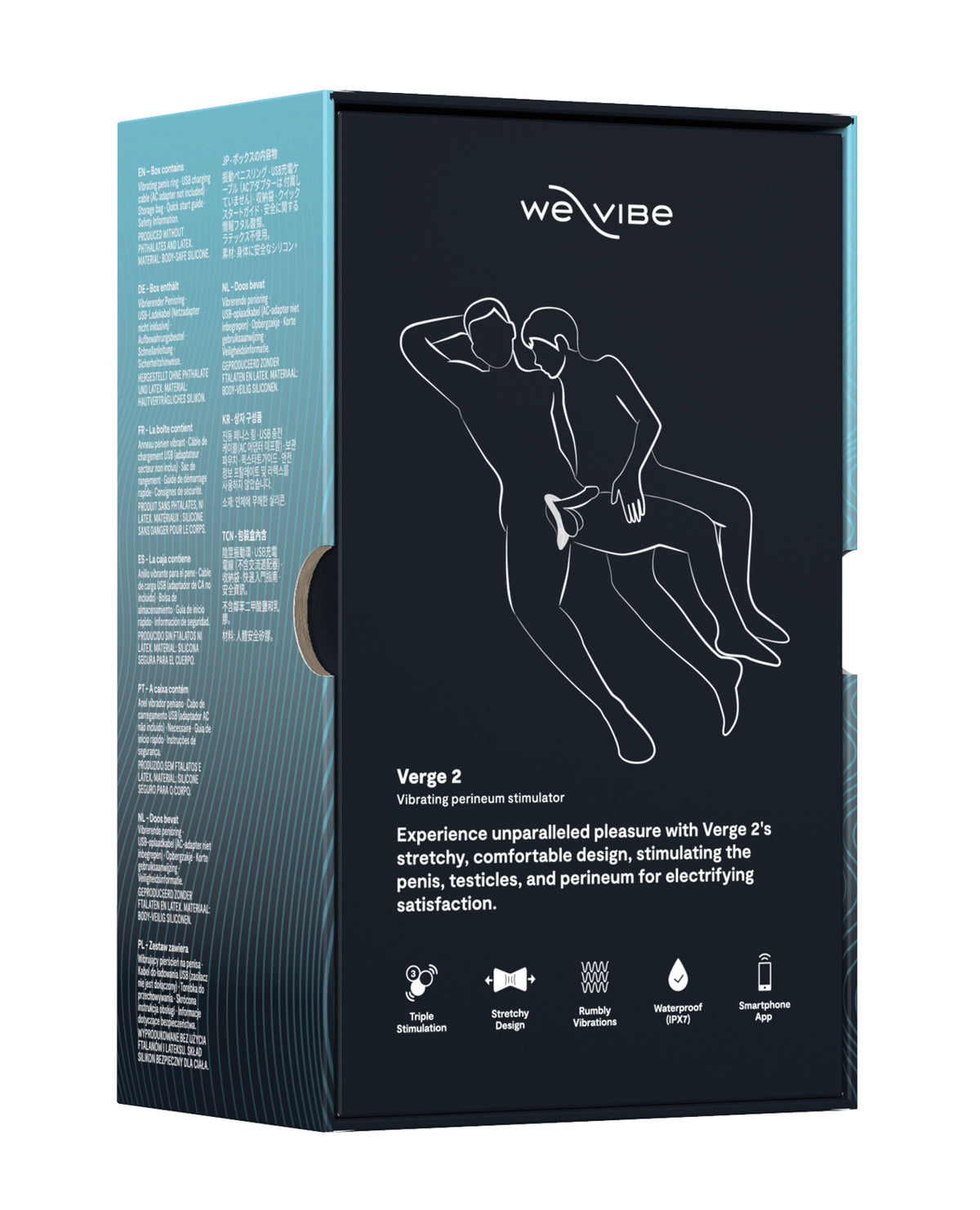 We-Vibe Verge 2 Vibrating Ring – Black – view 6