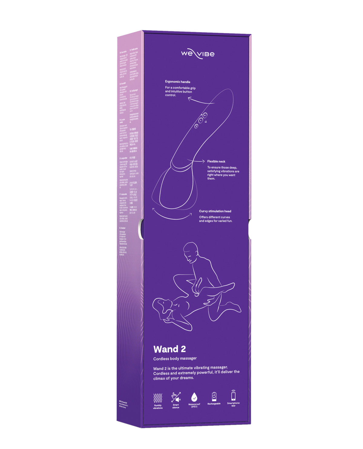 We-Vibe Wand 2 Cordless Massager – Purple – view 5