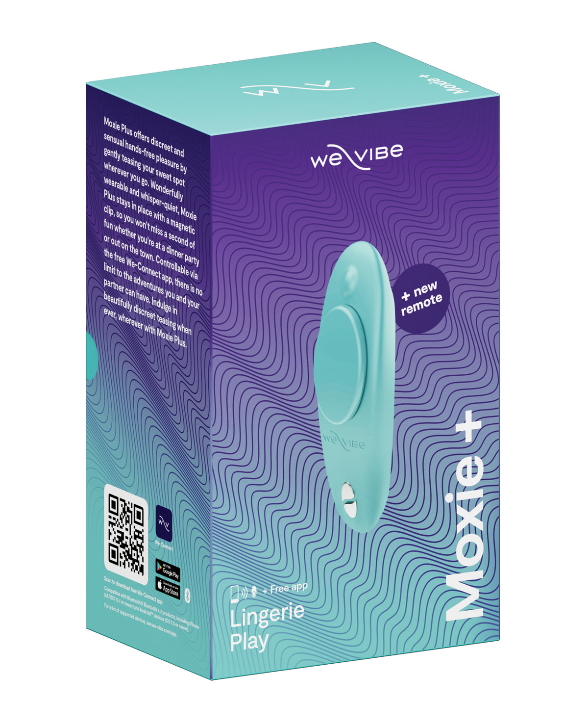 We-Vibe Moxie+ Panty Vibrator – Aqua