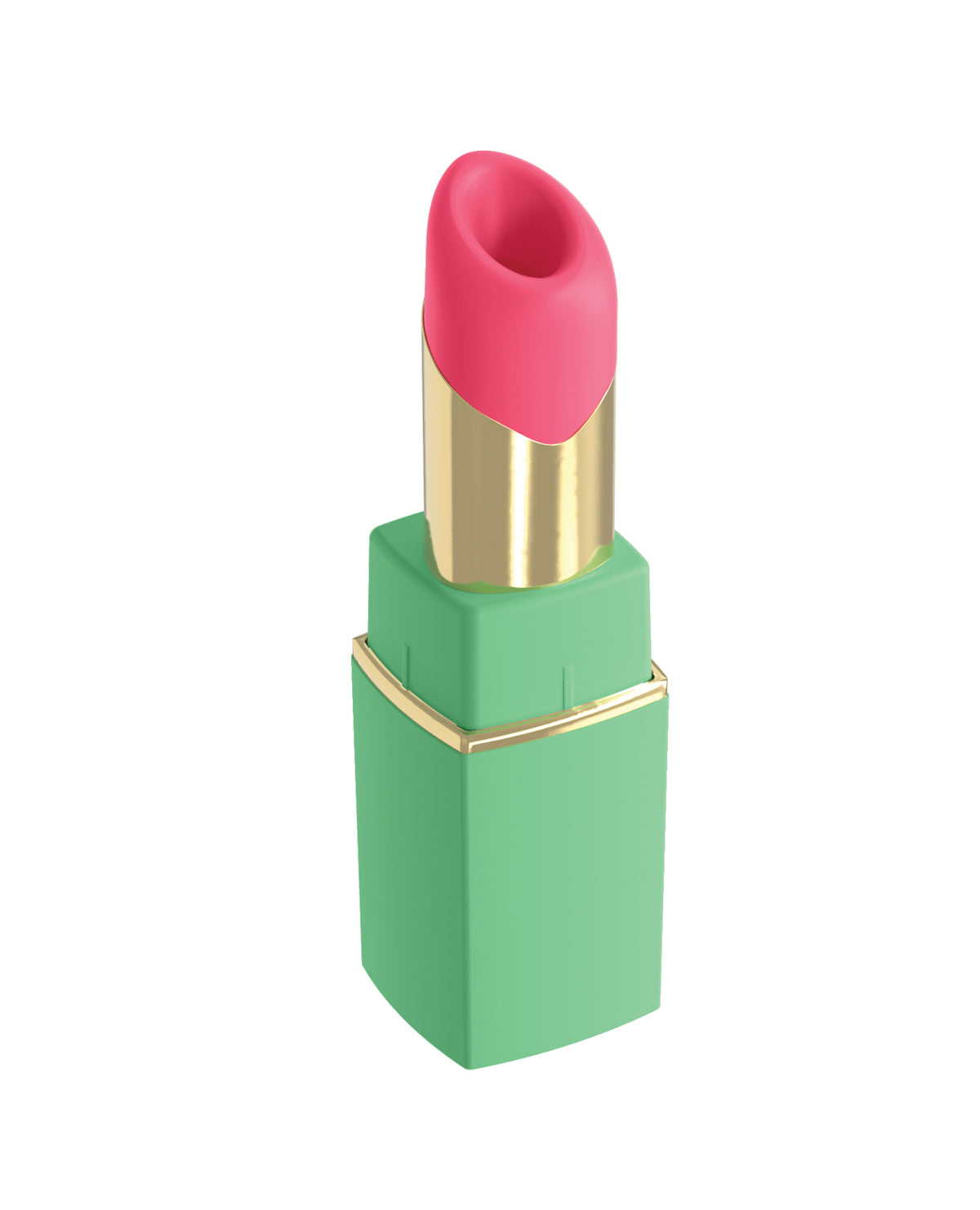 Womanizer Beauty Lipstick Pleasure Air Toy – Green/Pink – view 2