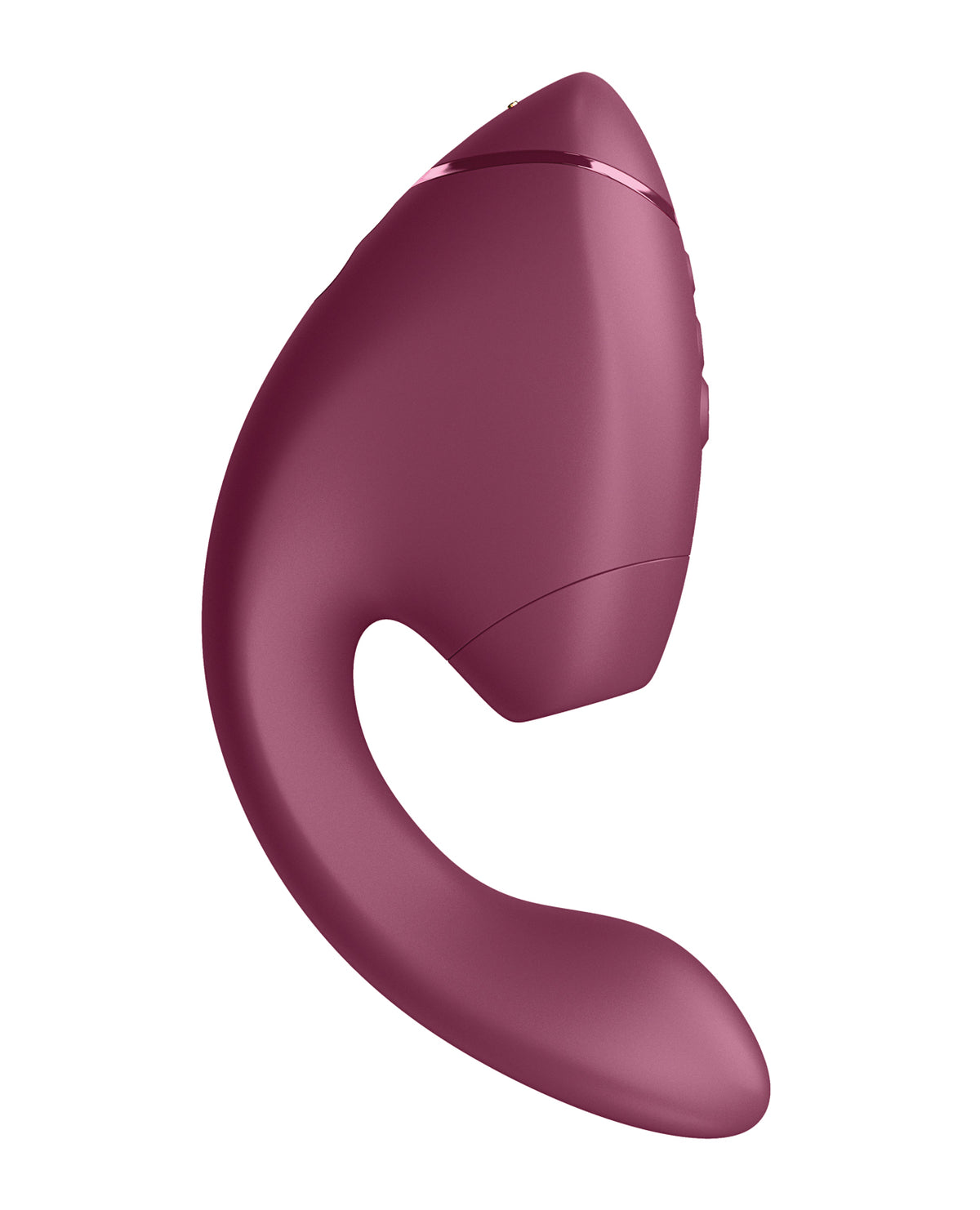 Womanizer Next Duo 3D Pleasure Air Rabbit Vibrator – Dusky Pink – view 3