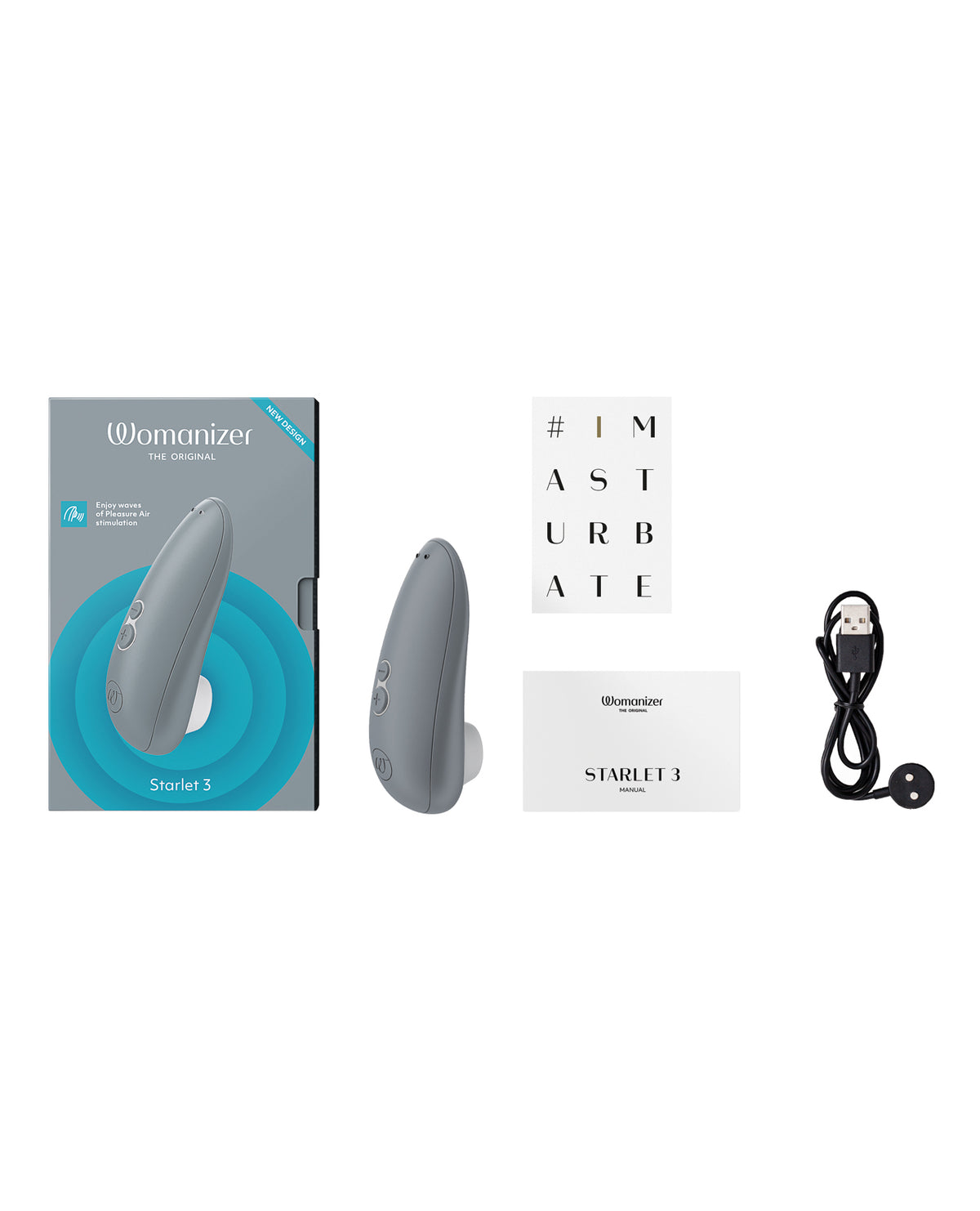 Womanizer Starlet 3 Pleasure Air Stimulator – Gray – view 5