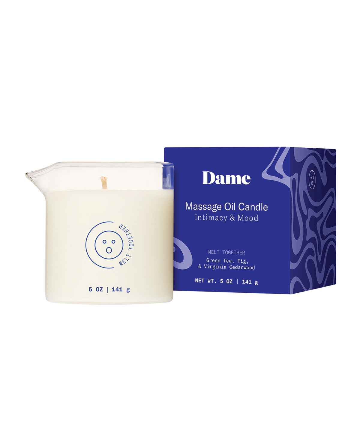 Dame massage oil candle – Melt Together