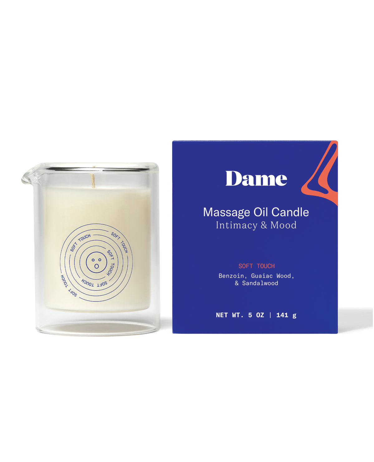 Dame massage oil candle – Soft Touch