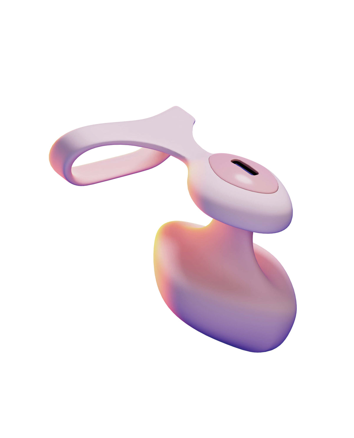 Dame Fin 2.0 finger vibrator in Quartz (view 2)