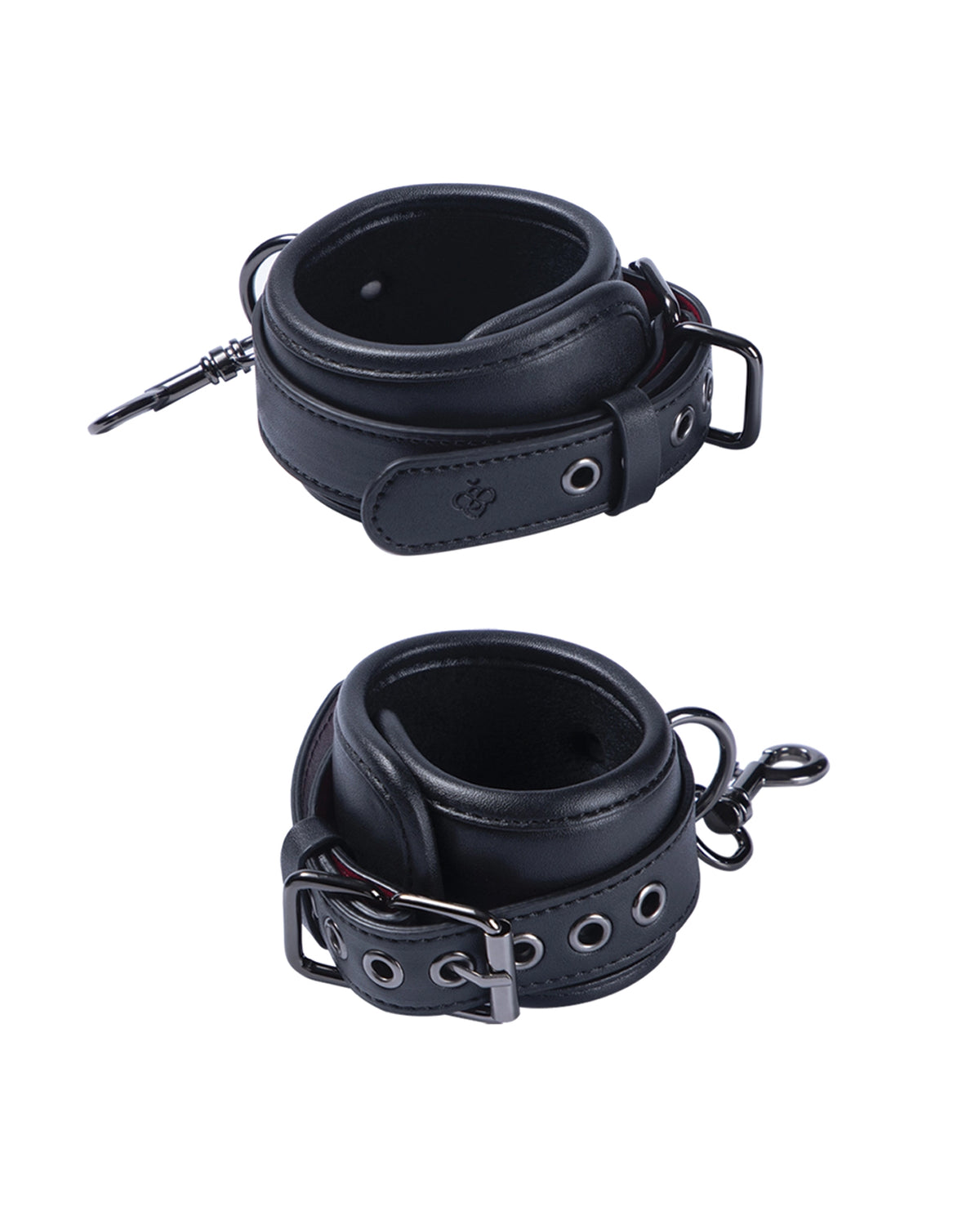 Kinky Play Box under-bed restraint kit in black (view 2)