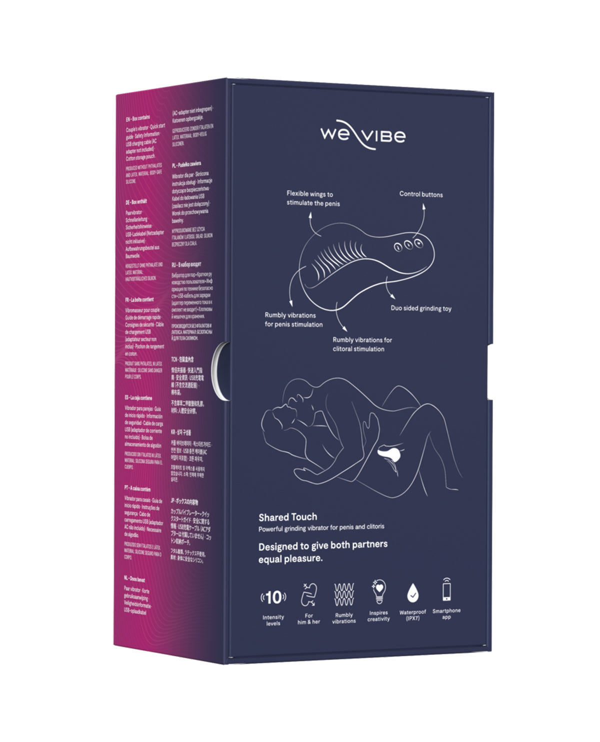 We-Vibe Shared Touch dual-sided couples vibrator – Purple (view 6)