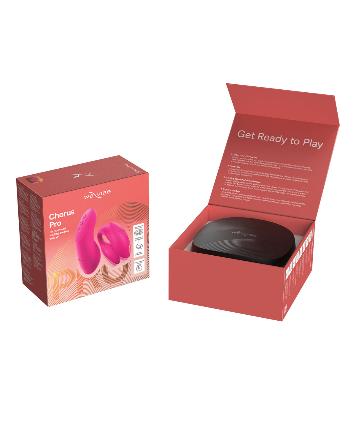 We-Vibe Chorus Pro couples vibrator – Electric Pink (view 5)