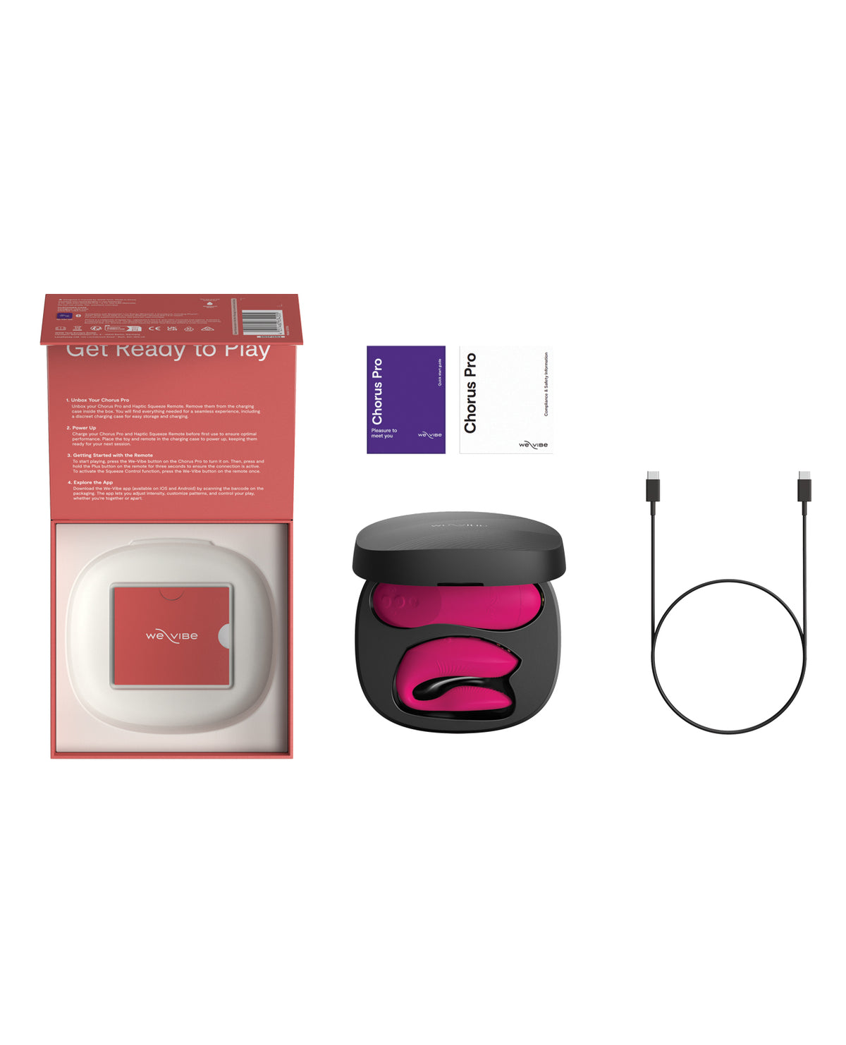 We-Vibe Chorus Pro couples vibrator – Electric Pink (view 6)