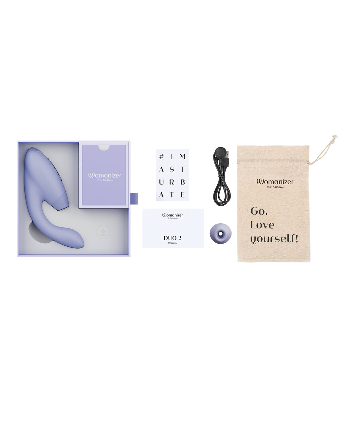 Womanizer Duo 2 Pleasure Air rabbit vibrator – Lilac (view 6)