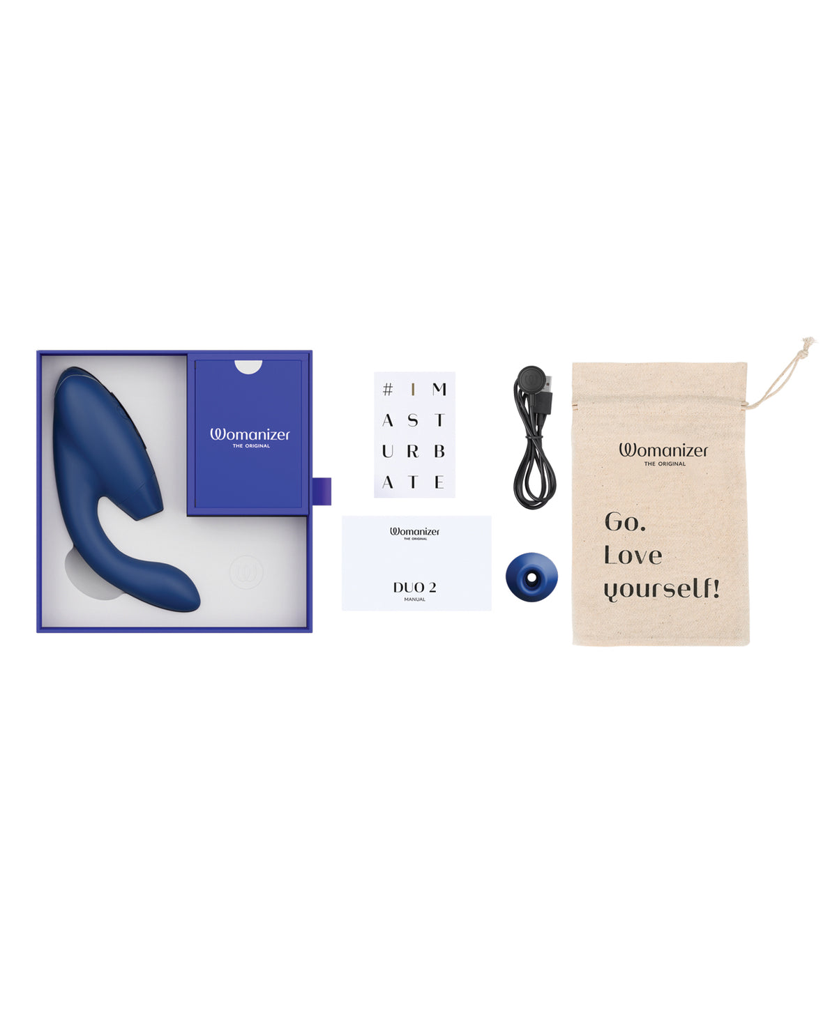 Womanizer Duo 2 Pleasure Air rabbit vibrator – Blueberry (view 6)