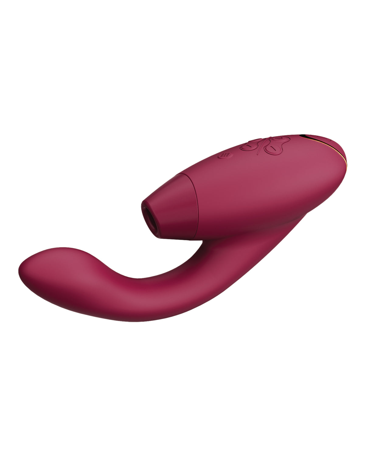 Womanizer Duo 2 Pleasure Air rabbit vibrator – Bordeaux (view 2)