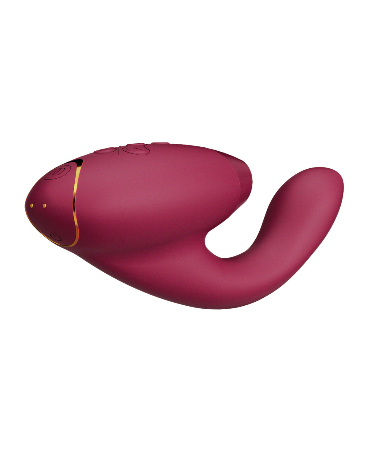 Womanizer Duo 2 Pleasure Air rabbit vibrator – Bordeaux (view 4)