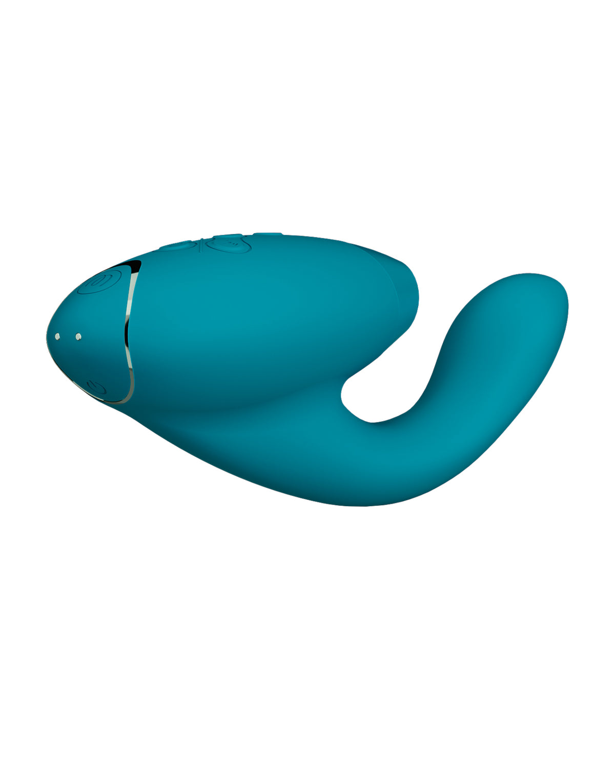 Womanizer Duo 2 Pleasure Air rabbit vibrator – Petrol (view 4)