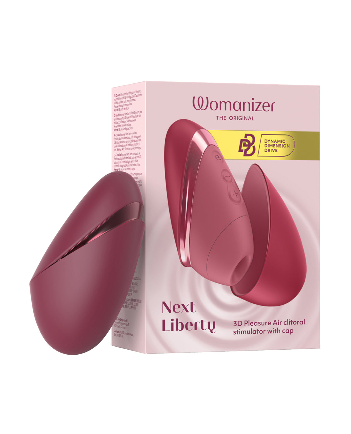 Womanizer Next Liberty compact clitoral stimulator – Bordeaux