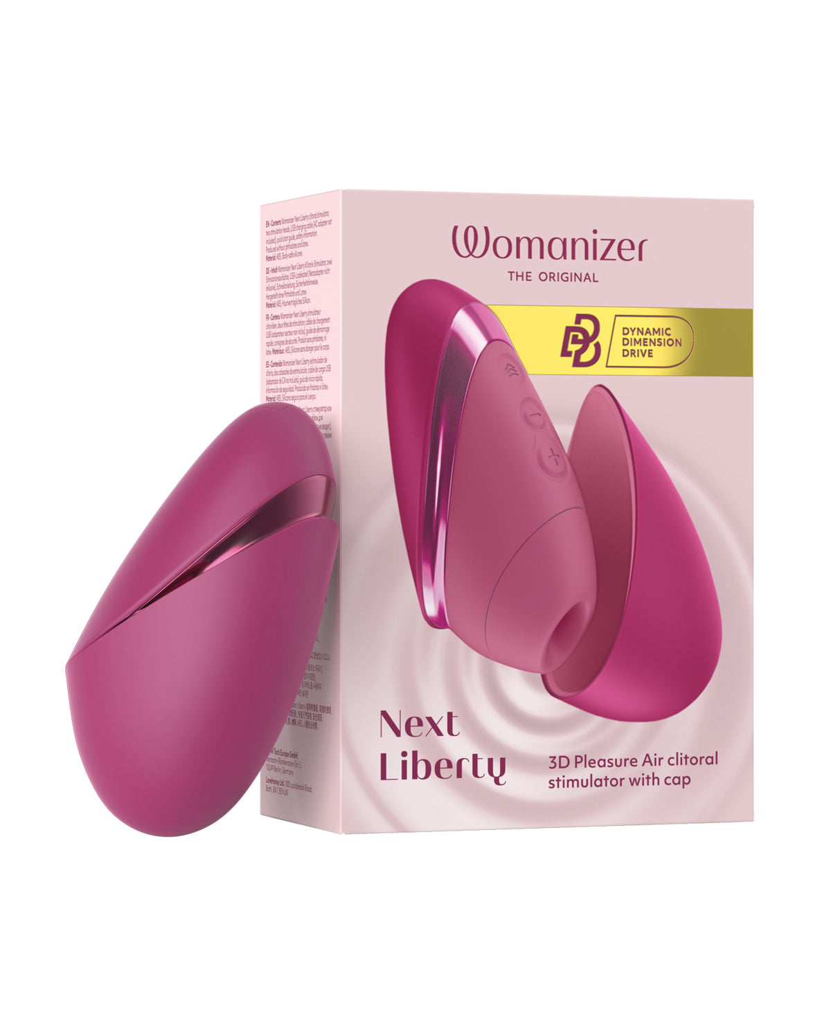 Womanizer Next Liberty compact clitoral stimulator – Vibrant Pink