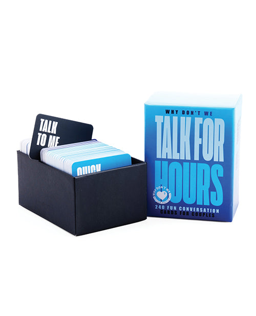 Talk For Hours conversation cards and storage box